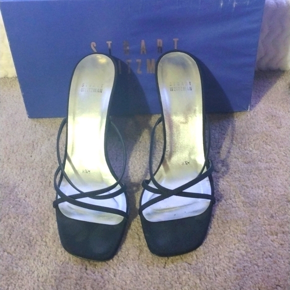 Stuart Weitzman heels black 8.5 - Picture 2 of 9